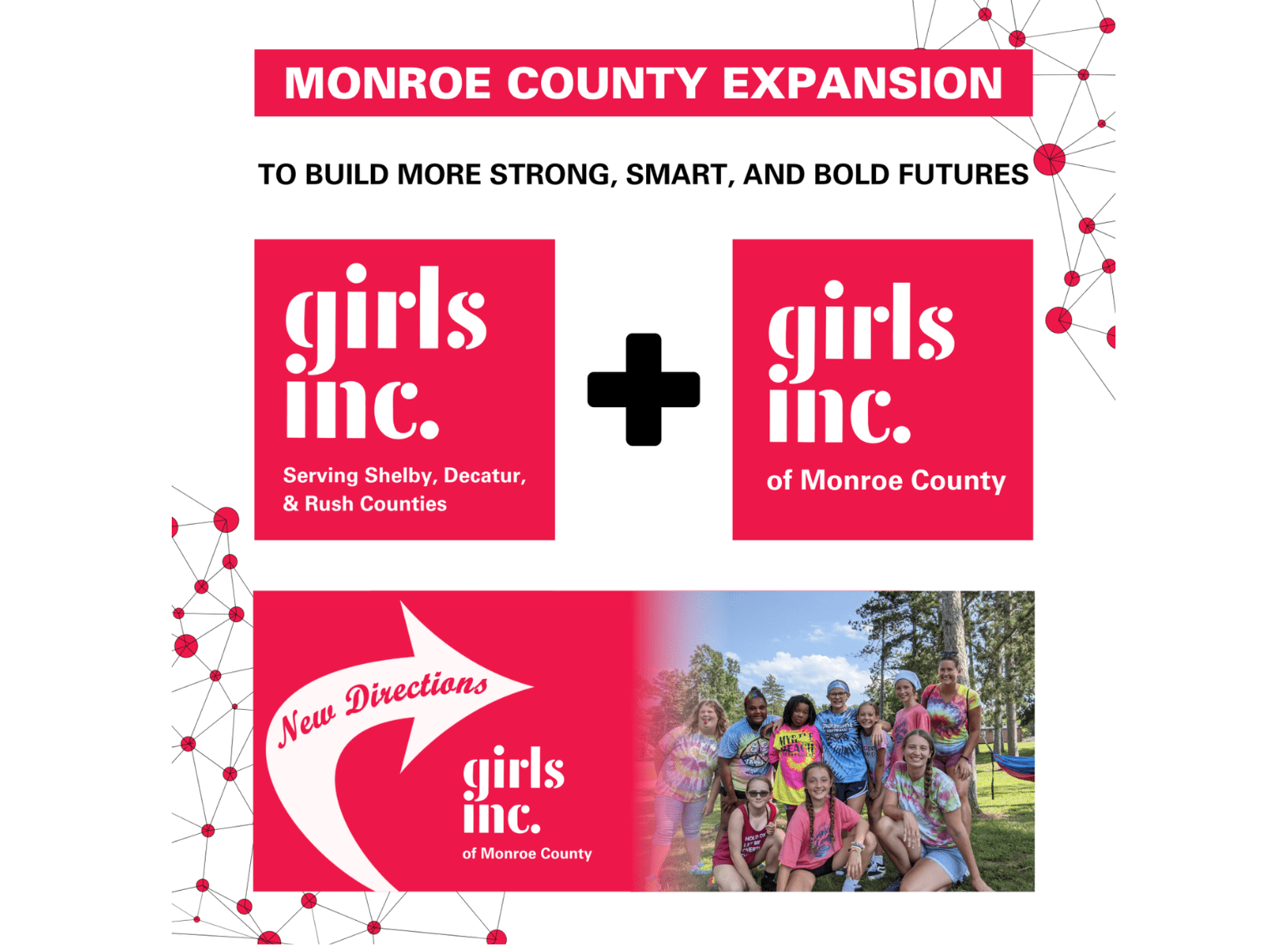 Girls Inc. serving Shelby, Decatur, and Rush Counties Expands into Monroe County